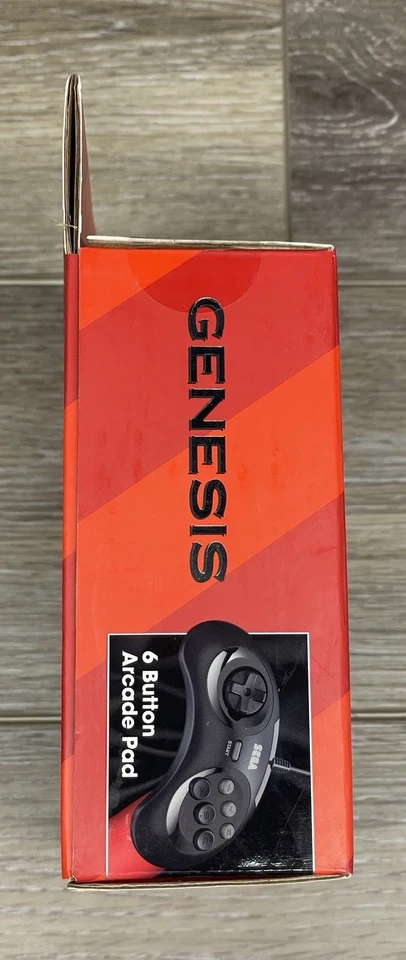 Retro-Bit Official Controller 6 Button Arcade Pad For Sega Genesis Original NEW - Image 4 of 4
