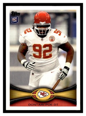 Dontari Poe #285 2012 Topps Kansas City Chiefs