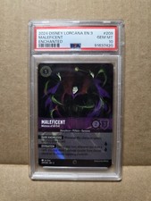 PSA 10 Maleficent Enchanted #209 Disney Lorcana EN 3 Into the Inklands GEM MT