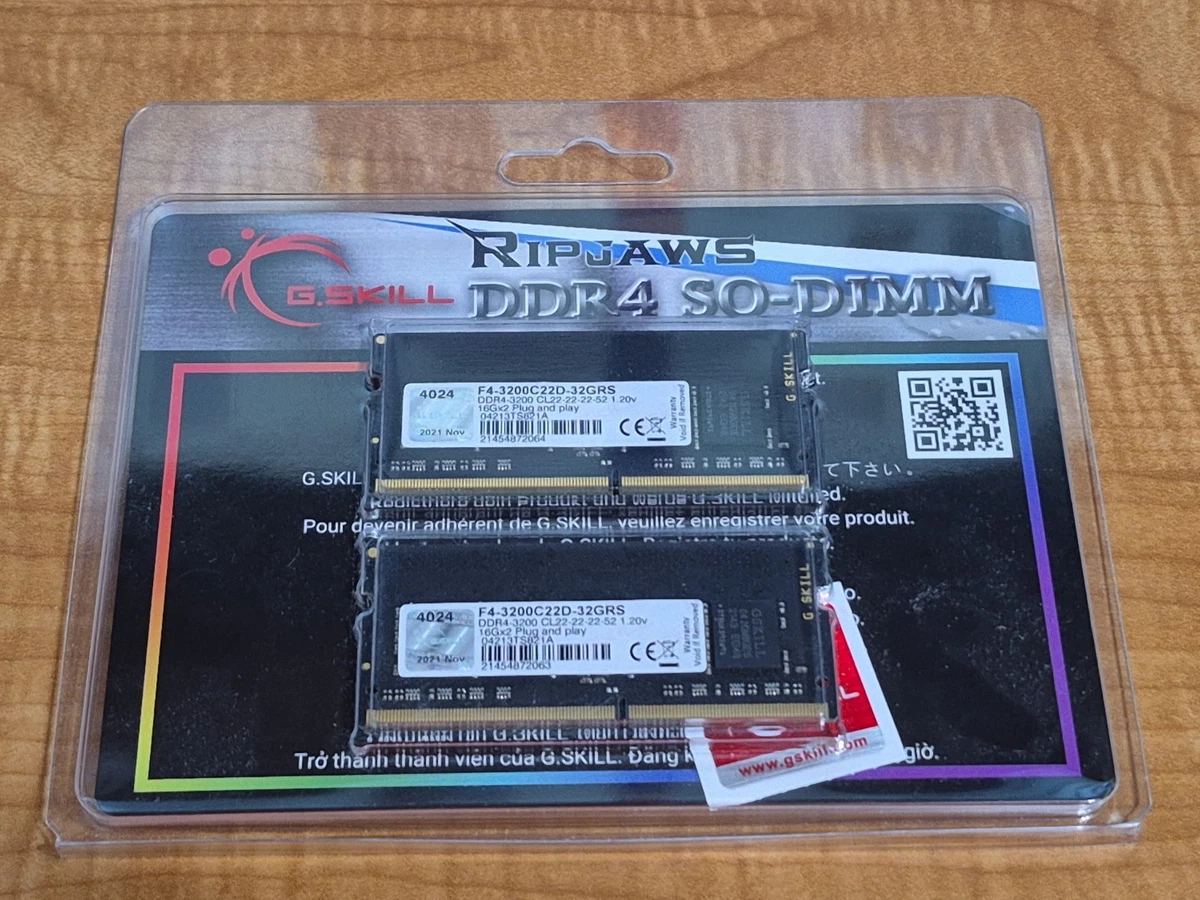 G. SKILL SO-DIMM DDR4 SDRAM Memory (RAM) for sale | eBay