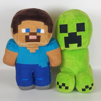 Offizielles Mojang Jinx Minecraft Steve & Creeper Sammlerstück Plüschtier Kuscheltier
