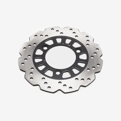 Rear Brake Disc for LJ125T-18, LJ125T-18-E5 Waved Edge Brake Disc Rotor Drilled