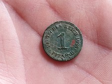 1 Pfennig Kaiserreich 1886 G