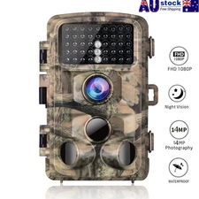 Campark 14MP Trail Camera 1080P HD Hunting Wildlife Game Spy Cam PIR Waterproof