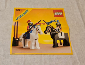 LEGO 6021 CASTLE: Jousting Knights  - 100% w/manual + box
