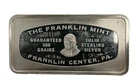 1976 Christmas Ingot Franklin Mint 500 Grains 1.06 ozt .925 Sterling Silver Art
