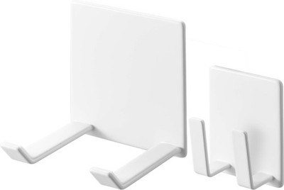 Yamazaki - tower Magnet Hair dryer & Cord Holder White W8.5 x D8 x H10cm 1739