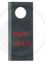 For Pottinger Mower Blade, right DURASTAR PACK OF 10