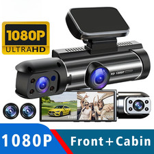 Dual Len Car DVR FHD 1920 1080P Dash Camera Cabin Dashcam Vehicle Video Dash Cam