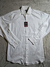 Van Heusen Dress Shirts White Big Tall Fit Men Large Tall 16-16 1/2 NWT