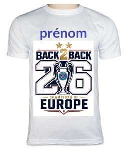 T-Shirt PSG Back2Back 26. Personnalisé un Prénom. T-Shirt unisex Taille XL