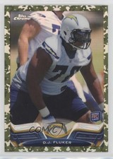 2013 Topps Chrome Military Refractor 400/499 DJ Fluker #134 1mo2