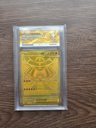 MEGA Zygarde EX 124/088 Perfect Order MEGA HYPER RARE mint ACE 9 Pokemon Card