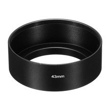 43mm Lens Hood, Standard Focus Frosted Surface Anti-reflective Inside Hood