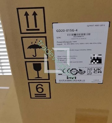 One New INVT Inverter GD20-015G-4 380V/15KW