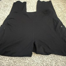 Jaanuu Black High Waisted Scrub Pants 2X Cargo Joggers Womens Stretchy Comfort