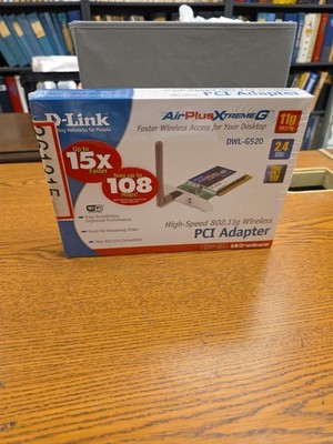 D-Link PCI adapter airplusxtremeG DWL-G520 802.11g