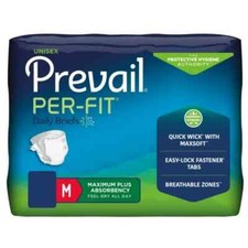 PREVAIL Per-Fit Incontinence Brief Size M Breathable 20 Count PF012