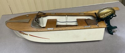 VINTAGE 1950'S SCOTT ATWATER ELECTRIC TOY BOAT MOTOR BATTERY
