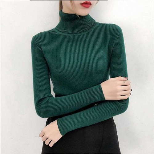 Thick Sweater Women Long Sleeve Slim 