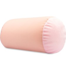 Cream Peach - Microbead Pillow Neck Roll Bolster Pillows - Squishy Mooshi Beads