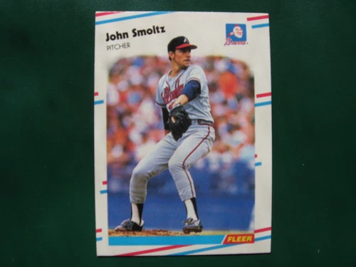 1988 Fleer Update John Smoltz  U- 74 NM