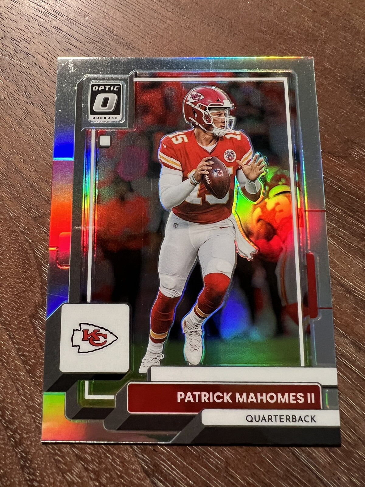 2022 DONRUSS OPTIC 94 PATRICK MAHOMES II HOLO CHIEFS