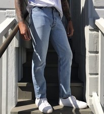 Vintage Levis 501 Jeans Made in USA Worn In Size 33 Vtg Denim Levi’s