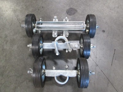 20,3 Cm Rolling Gate Carrier Rollen – Doppelrad-Träger Für Kettenglied-Zaun-Tore, Feuerverzinkt