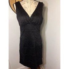 Enfocous Studios,14,sleeveless, embroidered floral lace overlay faux wrap sheath