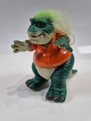 Daddy Brown (Earl Sinclair) Actionfigur Dinosaurier Familie KO Disney Vintage