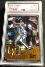 1996 DEREK JETER PINNACLE STARBURST #179 PSA 10 YANKEES HOF POP 17 (173)