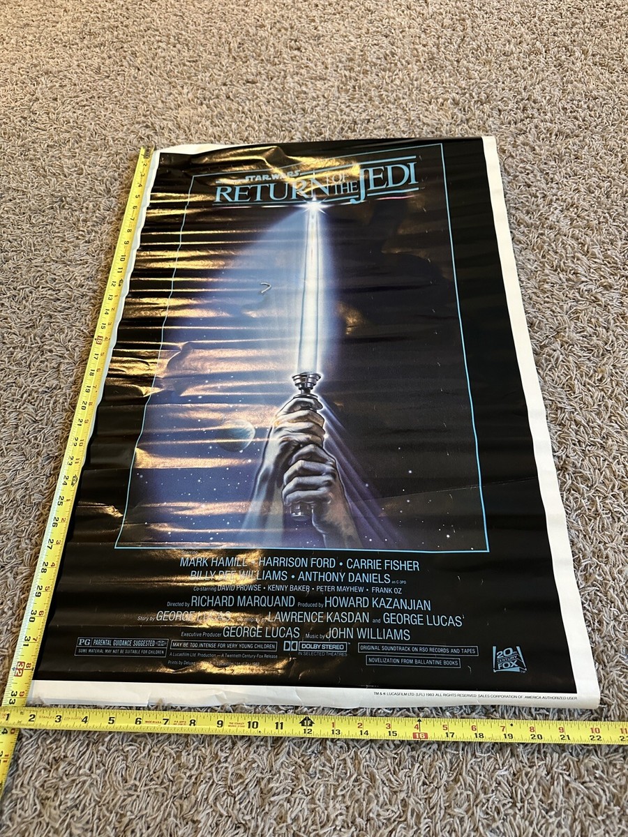 Vintage 1983 Star Wars Return of the Jedi Movie Poster 22