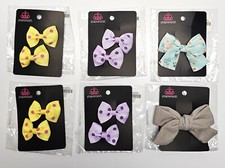 6 piece Paparazzi Hair Clips - Bows