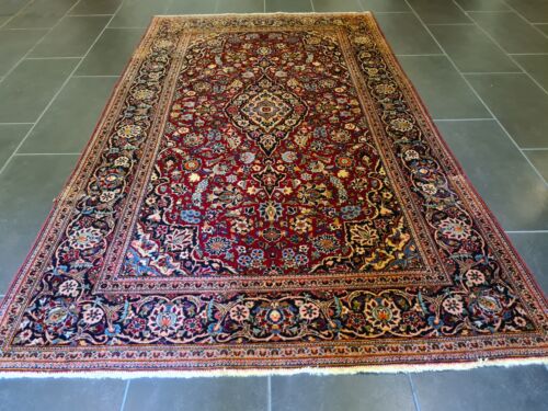 Handgeknüpfter Perser Keshan Orientteppich 220x133cm - Bild 8 von 24