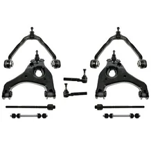 10 Pc Control Arms Sway Bar Tie Rods Kit for Chevrolet GMC Silverado Sierra 1500