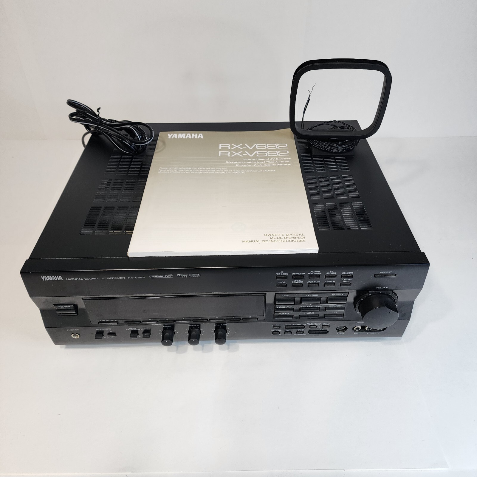 Yamaha RX-V692 Natural Sound AV Dolby Surround 240 Watt 5.1 Chan ...