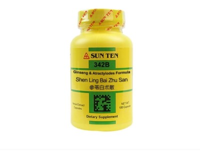 Sun Ten Ginseng & Atractylodes Formula 342B - 100 Capsules