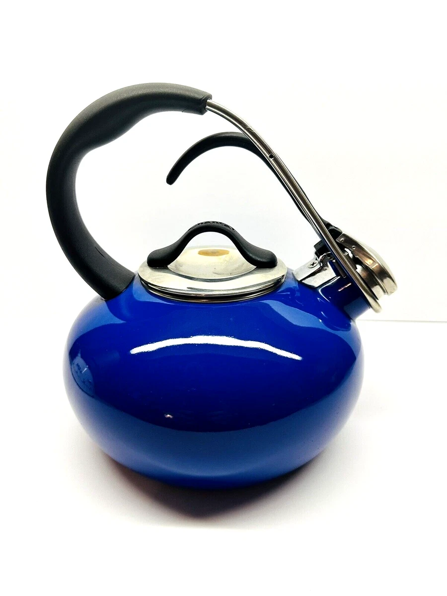 Cobalt blue tea hot sale kettle