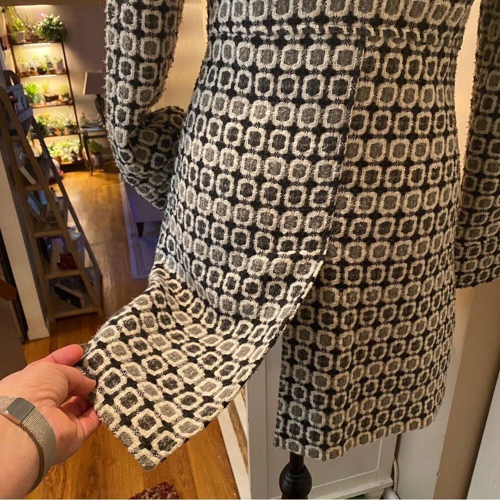 Voice Polyester Wool Blend Spring Jacket Coat - image 13