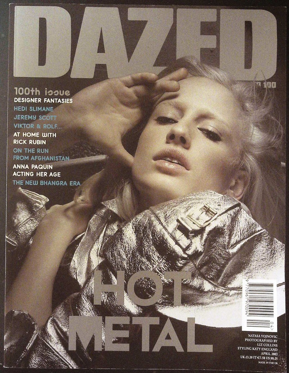 DAZED CONFUSED #100 April 2003 NATASHA VOJNOVIC Anna Paquin RICK RUBIN  @N/MINT