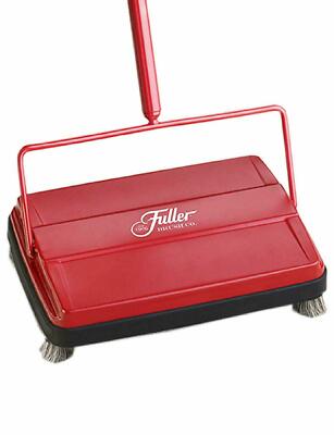 Fuller Brush 17052 Electrostatic Carpet & Floor Sweeper 9'' Cleaning Path - Red