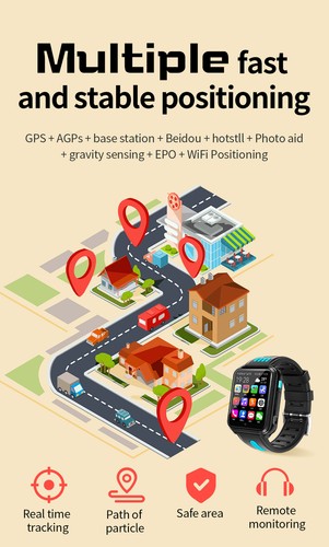 4G Kids Smart Watch SOS Two Way Call Alarm Camera Smartwatch Children Gifts - 第 15/22 張圖片