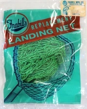 Frabill Vintage Replacement Landing Net 24" Deep Green, Hoop up to 14"x17" #3824