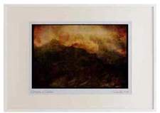 Pacific Coastlines 117042 Waves, From Clifftop, Marin Headlands, CA Watercolour