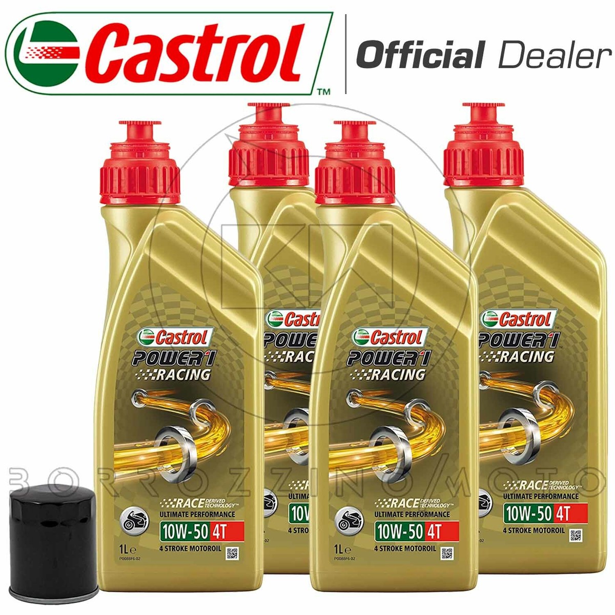 Castrol Power Racing 10W50 Oil Change Triumph 675 Street
