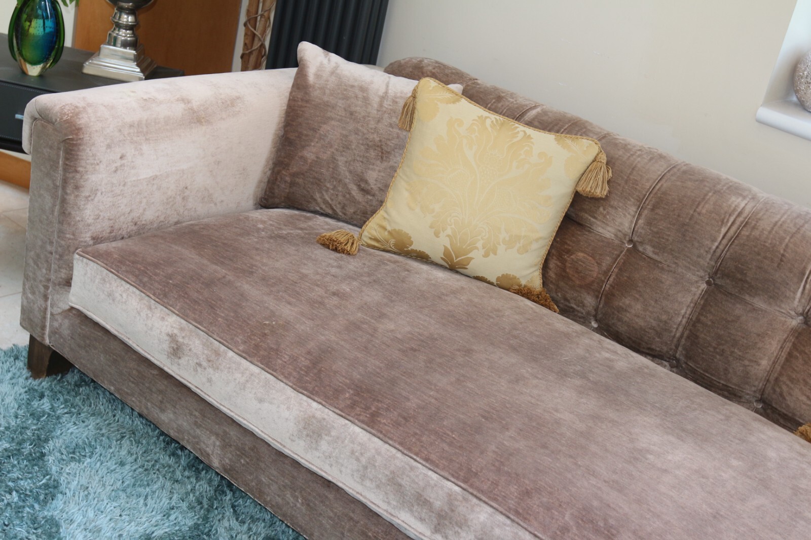 2 quality John sankey mitford model lounger grand sofas suite new