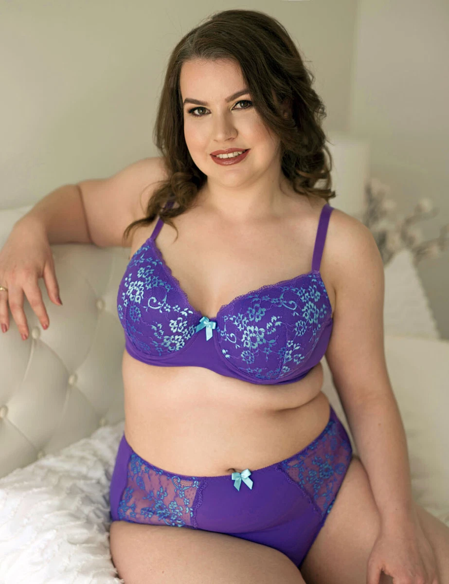 Plus Size Bra Push up wide back smaller cups sizes 16-26 (38-48) A-DD  colours