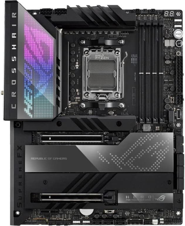 ASUS ROG CROSSHAIR X670E HERO AMD AM5 X670 ATX M.2 Desktop