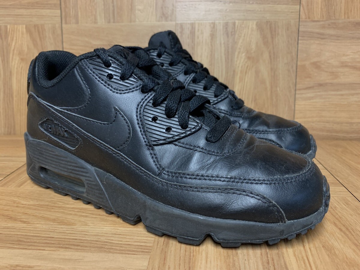 Nike Air Max 90 ltr27.5トリプルブラックレザー NIKE AIR MAX 90 LTR 